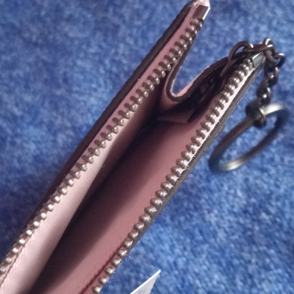 NWT Coach pink leather Mini ID Wallet - Picture 5 of 10
